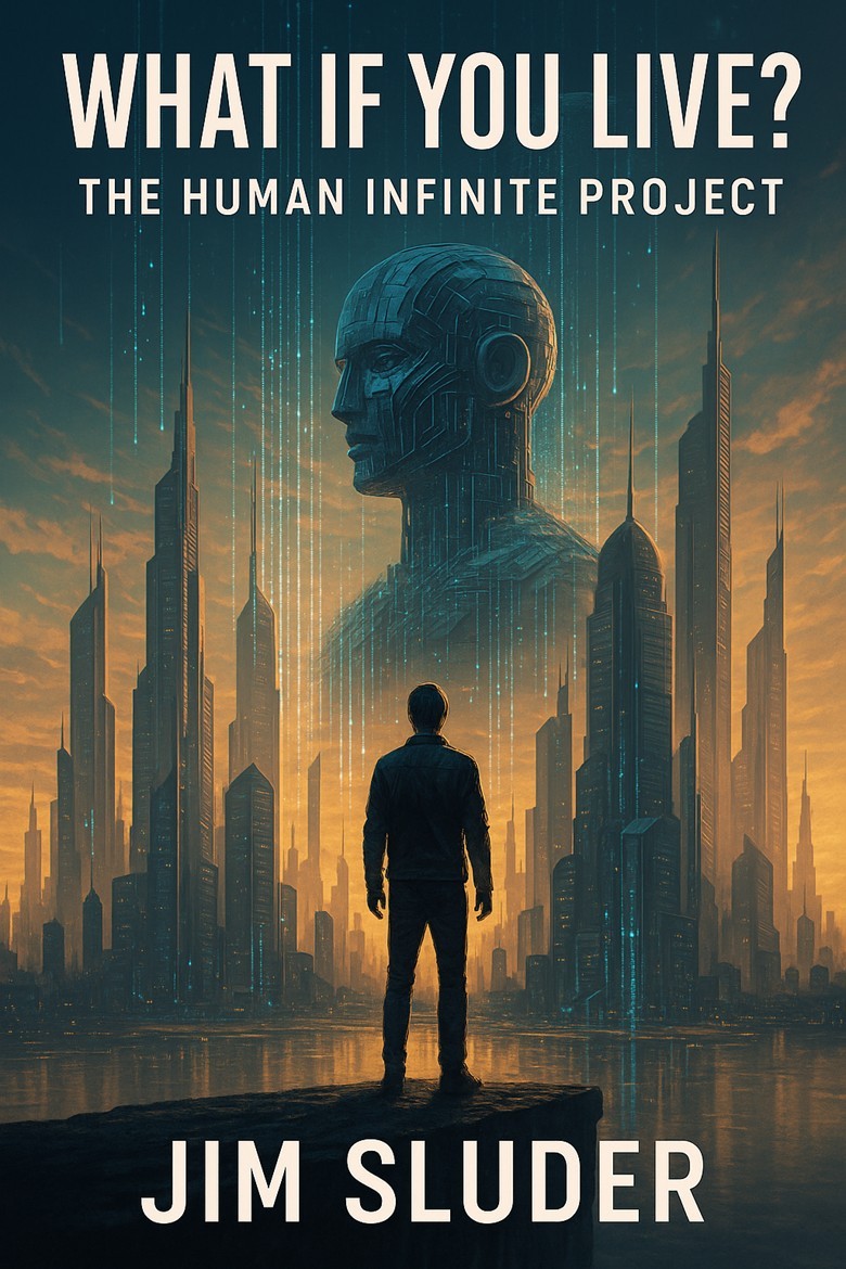 Cover of What If You Live? The Human Infinite Project, by Jim Sluder